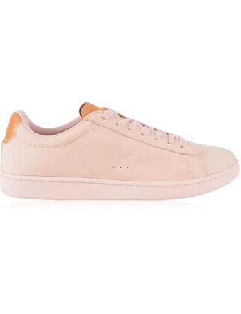 pink lacoste trainers