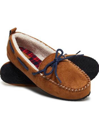 mens superdry moccasin slippers