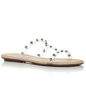 schutz lina clear strappy sandal