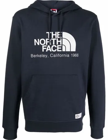 the north face blue hoodie