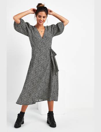 next midi wrap dress