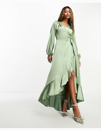 Shop Flounce London Women's Green Maxi Dresses up to 40% Off