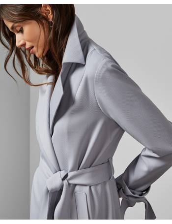 ted baker grey trench coat