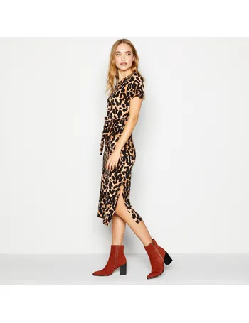 red herring animal print dress