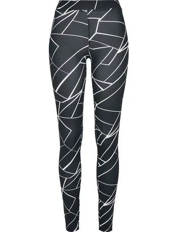 Leggings // Urban classics Ladies Organic Interlock Bootcut Leggings black