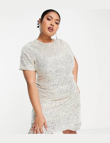 forever new silver sequin dress