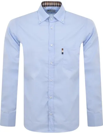 Shop Men s Aquascutum Long Sleeve Shirts up to 70 Off DealDoodle