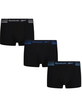 Reebok 5 Pack Logo Boxer Shorts Mens