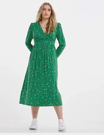 jd williams green dress