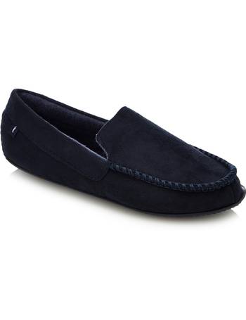 mens moccasin slippers debenhams