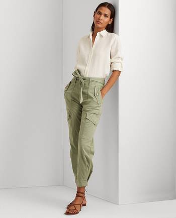 Shop Ralph Lauren Womens Cargo Trousers up to 30% Off | DealDoodle