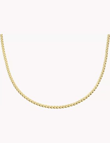 All Stacked Up Gold-Tone Stainless Steel Chain Necklace Extender