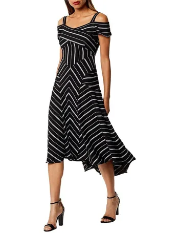 karen millen cold shoulder dress