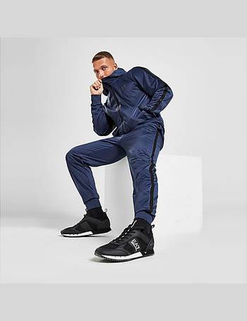 emporio armani ea7 elasticated tape poly tracksuit