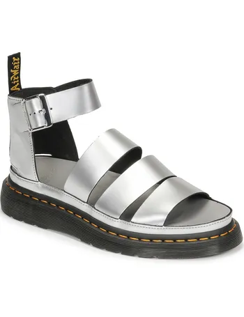 Silver doc marten on sale sandals