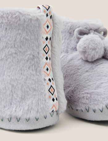 White stuff slippers online sale