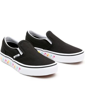 Vans checkerboard clearance rainbow kids