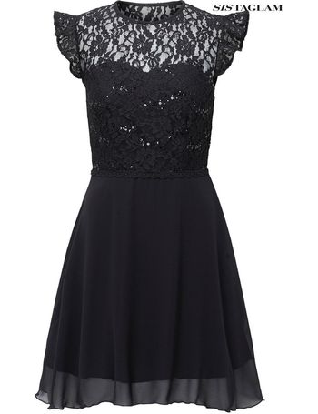 Sistaglam sweetheart hotsell lace skater dress