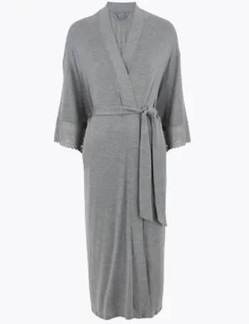 m&s womens cotton dressing gowns