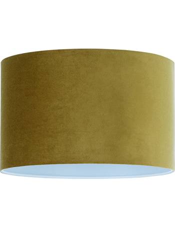 habitat velvet lampshade