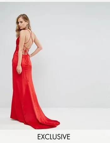 bariano embellished maxi dress with high neck in emerald green