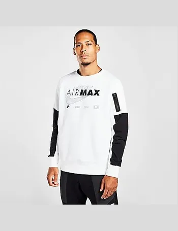 nike air max fleece crew sweatshirt