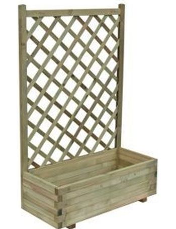 Shop B&Q Wooden Garden Planters up to 50% Off | DealDoodle