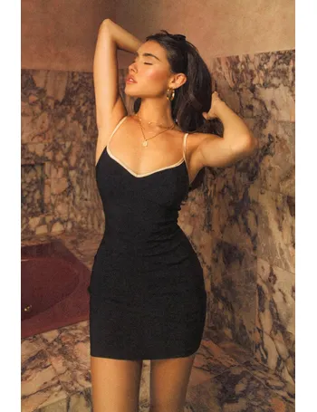 boohoo black cocktail dress