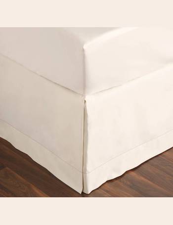 Bed Valance Bed Skirt White Solid All Uk Sizes 1000 Thread Count Egyptian Cotton