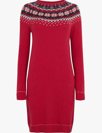 fat face knitted dress