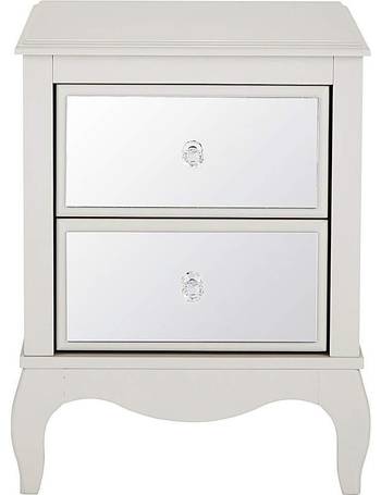 Fashion World Bedside Tables Up To, Amelie 2 Mirrored Bedside Tables Set