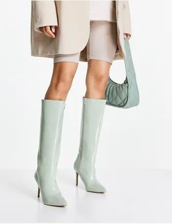 asos knee high platform boots