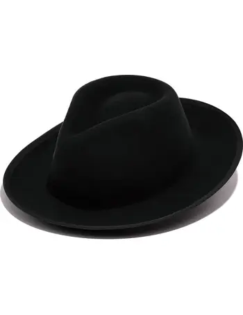 Black Wide Hat - Justine hats