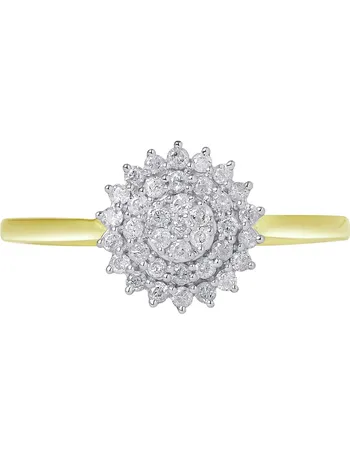 Diamond cluster ring on sale argos