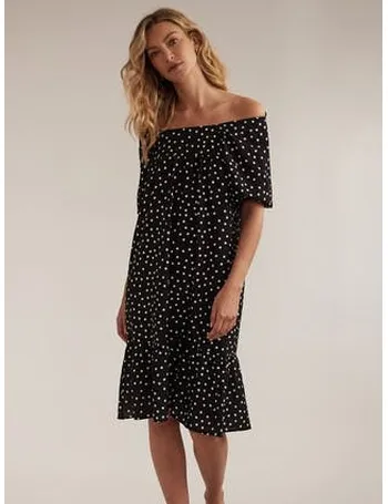 peacocks polka dot dress