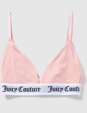 LEOPARD PRINT SATIN CHARM TRIANGLE BRA – Juicy Couture UK