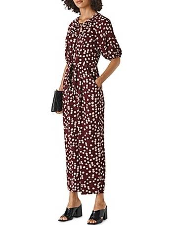 whistles illustrated flower jumpsuit