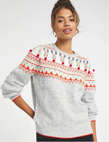 Reindeer fairisle clearance christmas jumper