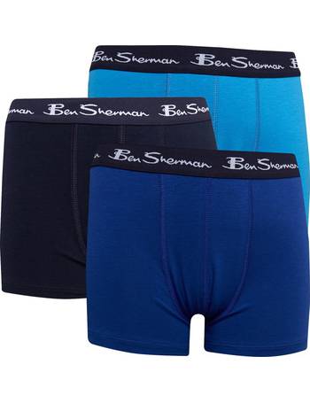 Ben Sherman Jungen Kinder 4er Pack Boxer Boxershorts Unterhose Unterwäsche 