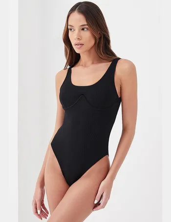 Wolford Jamaika String Bodysuit - Black