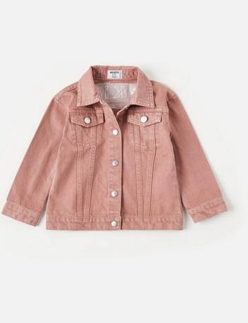 Missguided pink 2024 denim jacket