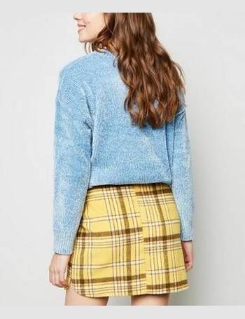 New Look Womens Brushed Check Skirt