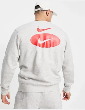 double nike swoosh sweatshirt