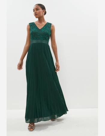 coast dark green dress