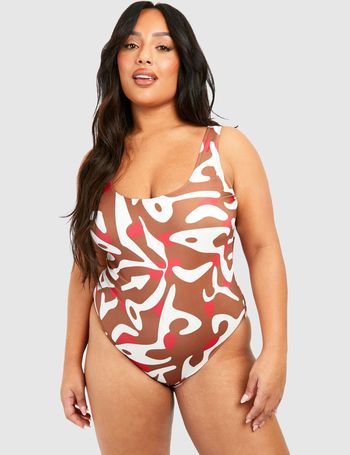 Plus Scoop Back Swimsuit