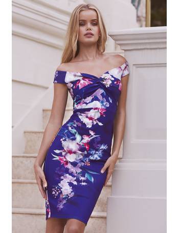 Lipsy blue store floral dress