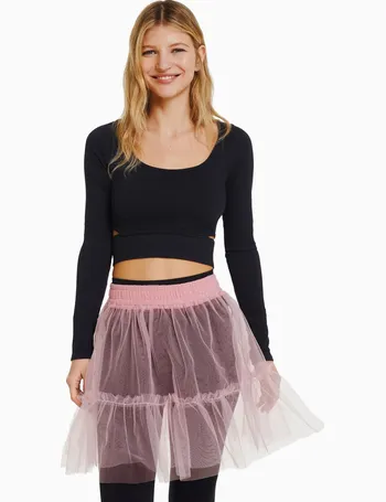 Shop Bershka Women's Pink Skirts up to 40% Off