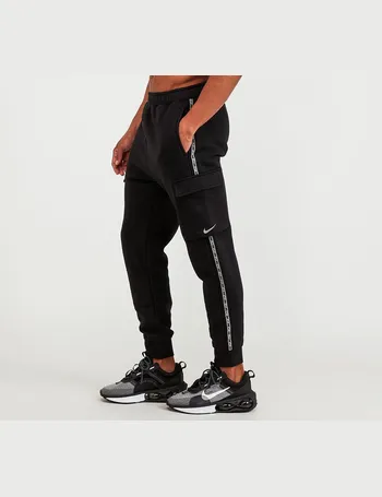 black cargo joggers nike