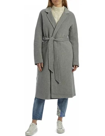 ralph lauren grey wool coat