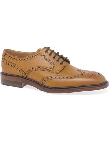 WYE F Fitting Mens Black Leather Loake Formal Lace Up Shoes 